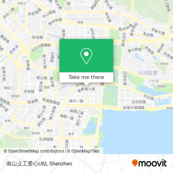 南山义工爱心U站 map