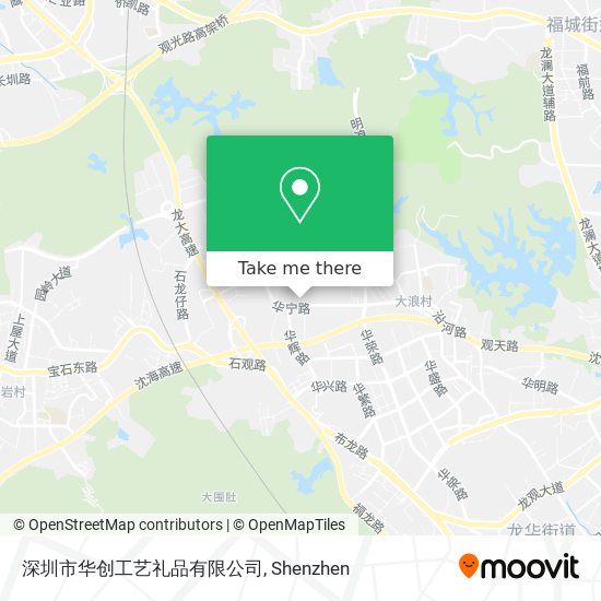 深圳市华创工艺礼品有限公司 map