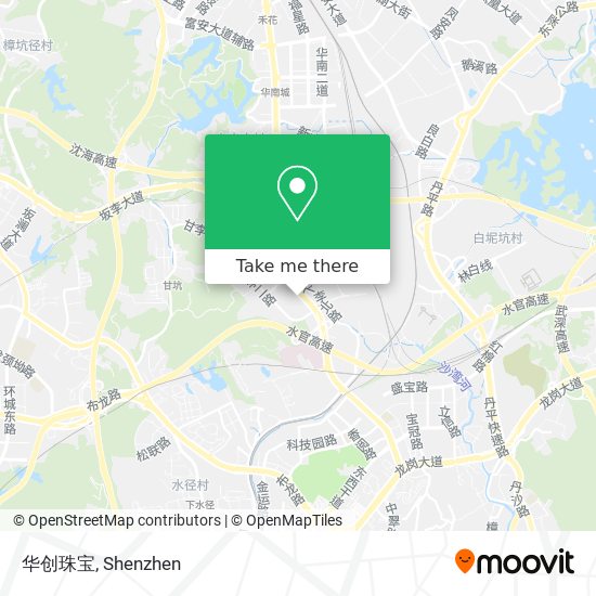 华创珠宝 map