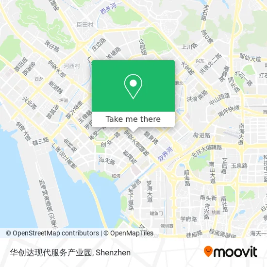 华创达现代服务产业园 map