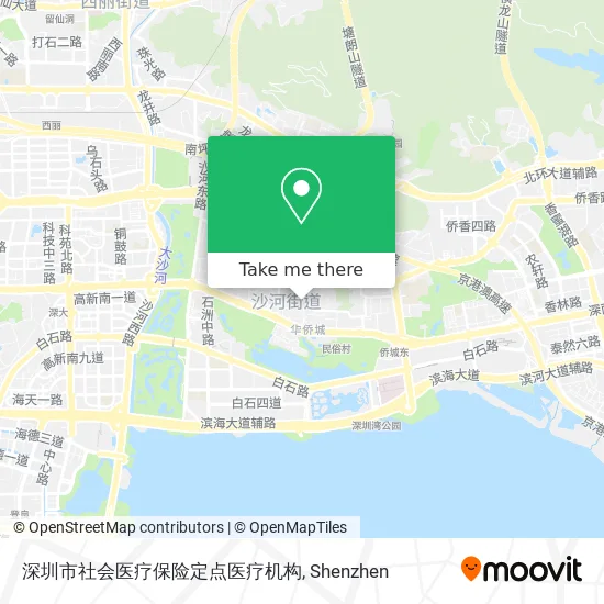 深圳市社会医疗保险定点医疗机构 map
