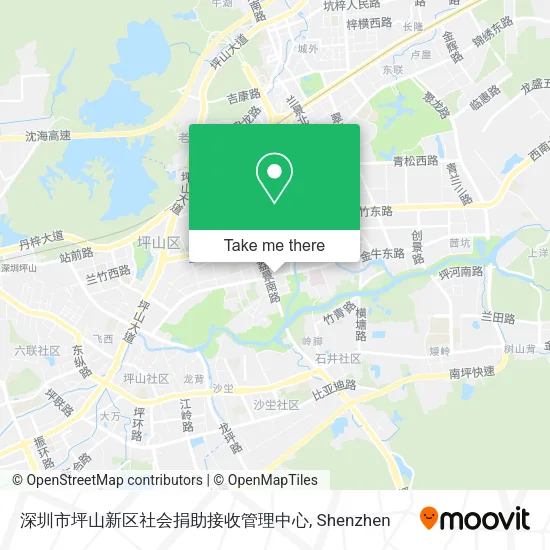 深圳市坪山新区社会捐助接收管理中心 map