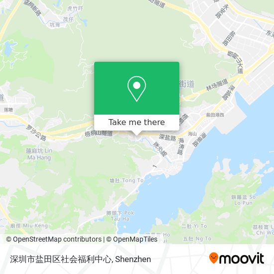 深圳市盐田区社会福利中心 map