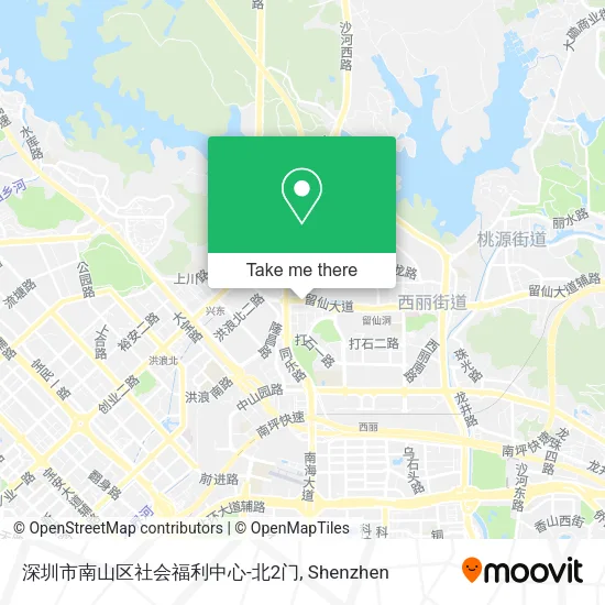 深圳市南山区社会福利中心-北2门 map