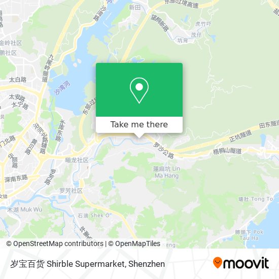 岁宝百货 Shirble Supermarket map