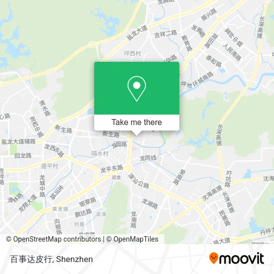 百事达皮行 map