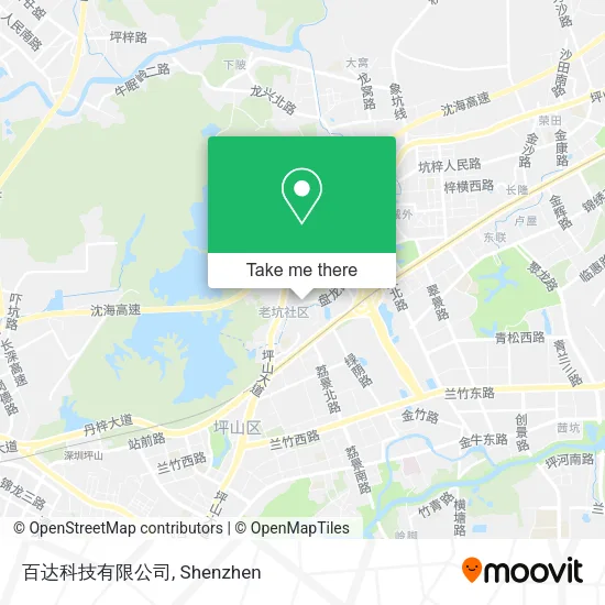 百达科技有限公司 map