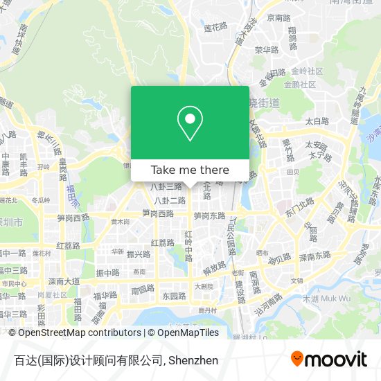 百达(国际)设计顾问有限公司 map