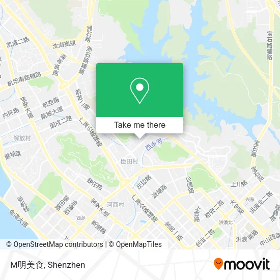 M明美食 map