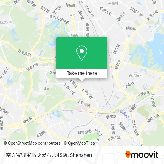 南方宝诚宝马龙岗布吉4S店 map