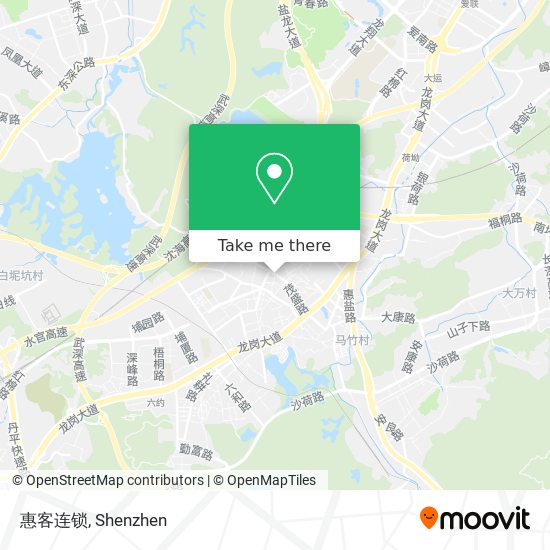 惠客连锁 map
