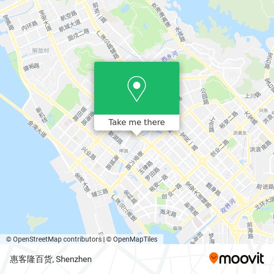 惠客隆百货 map