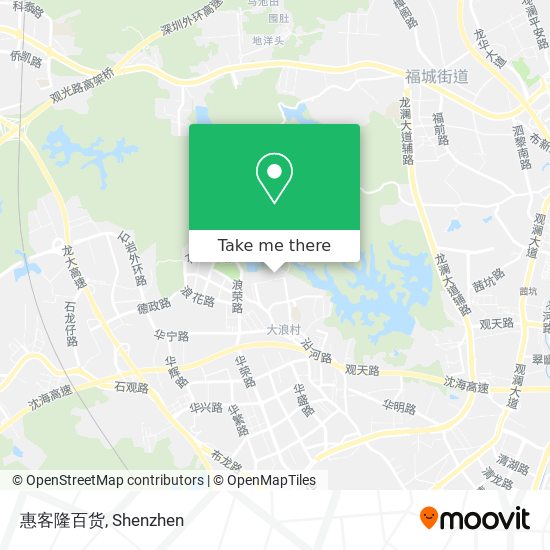惠客隆百货 map