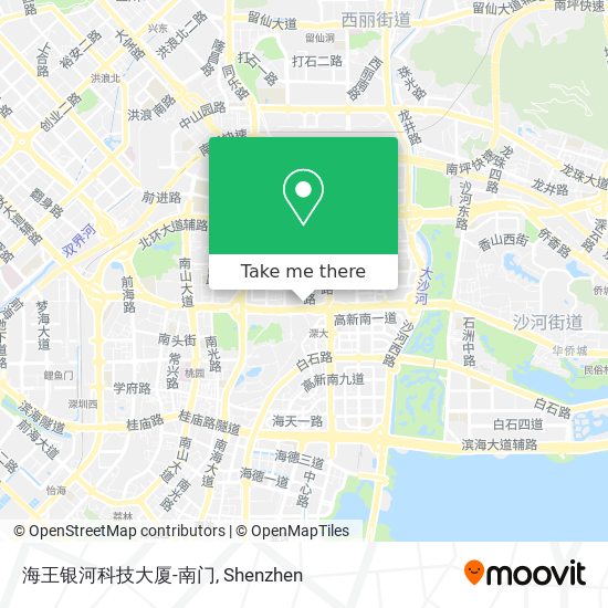 海王银河科技大厦-南门 map