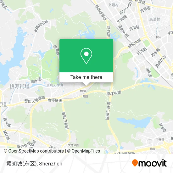 塘朗城(东区) map