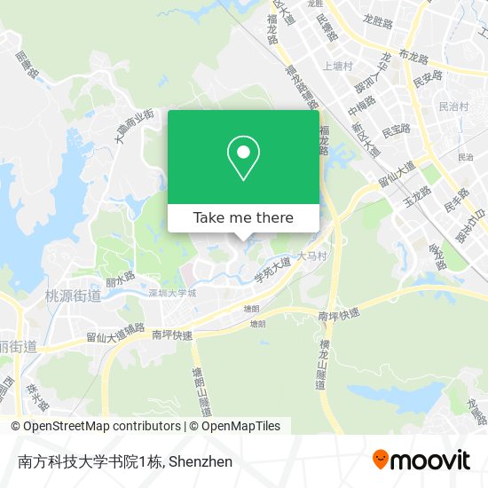 南方科技大学书院1栋 map