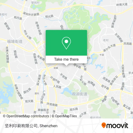 坚利印刷有限公司 map