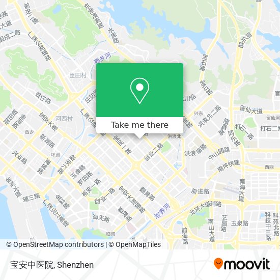 宝安中医院 map