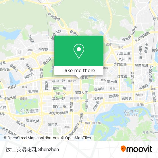 j女士英语花园 map