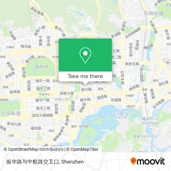 振华路与中航路交叉口 map