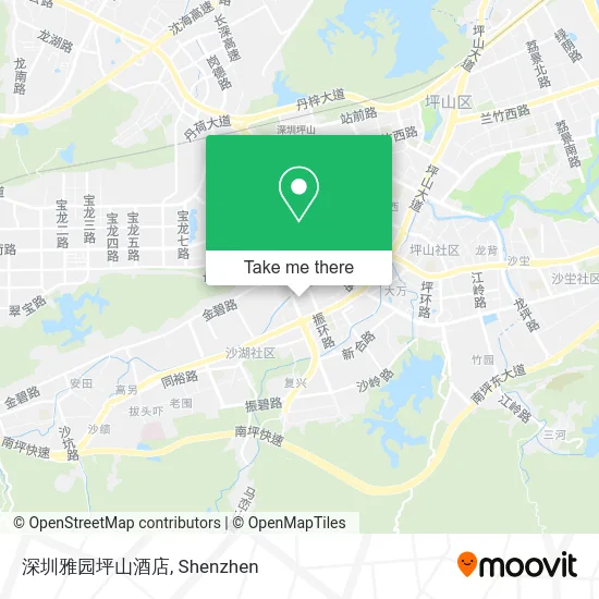 深圳雅园坪山酒店 map
