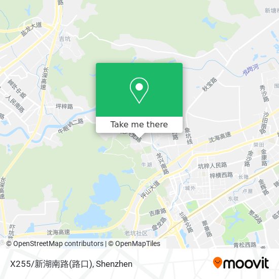 X255/新湖南路(路口) map