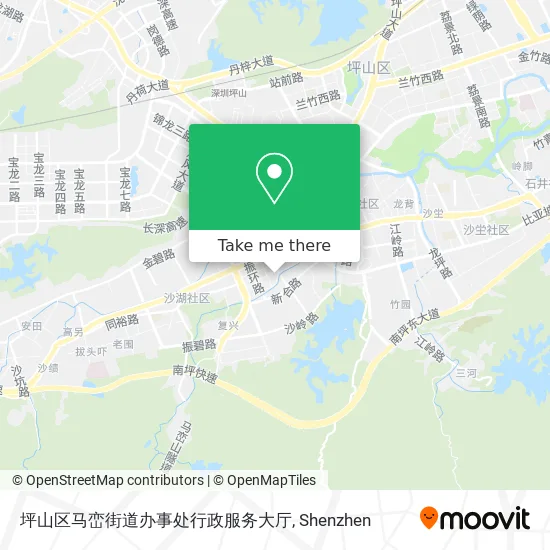 坪山区马峦街道办事处行政服务大厅 map