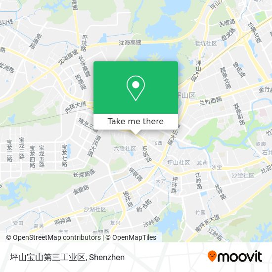 坪山宝山第三工业区 map