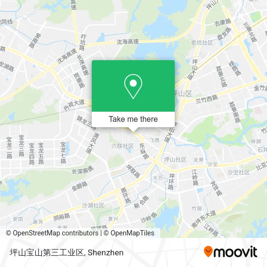 坪山宝山第三工业区 map