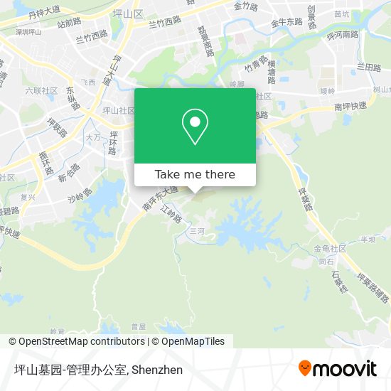 坪山墓园-管理办公室 map