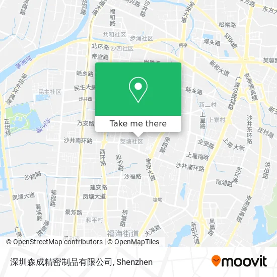 深圳森成精密制品有限公司 map