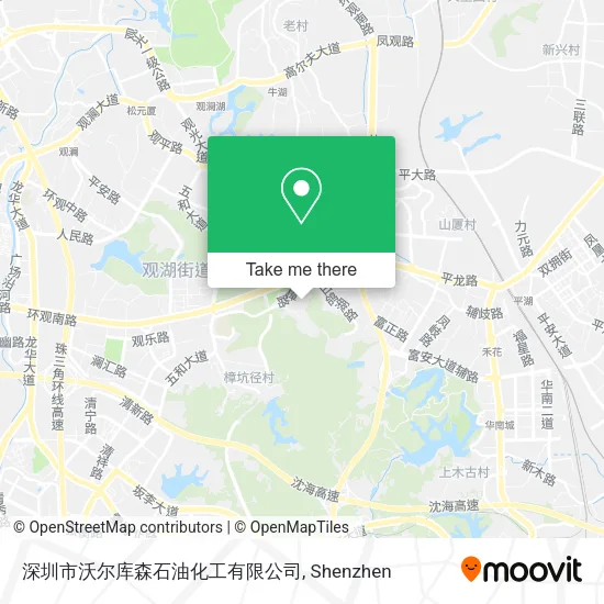 深圳市沃尔库森石油化工有限公司 map