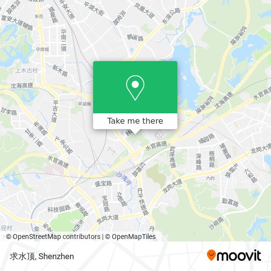 求水顶 map