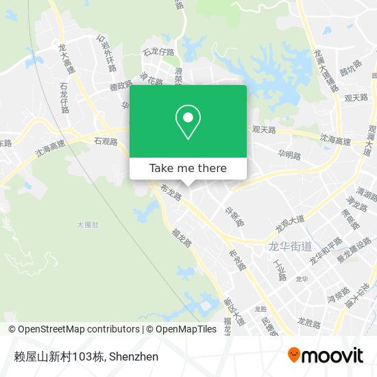 赖屋山新村103栋 map