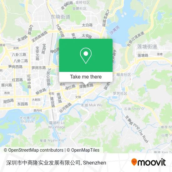深圳市中商隆实业发展有限公司 map
