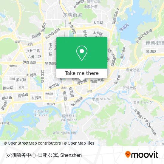 罗湖商务中心-日租公寓 map