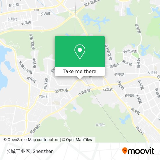 长城工业区 map