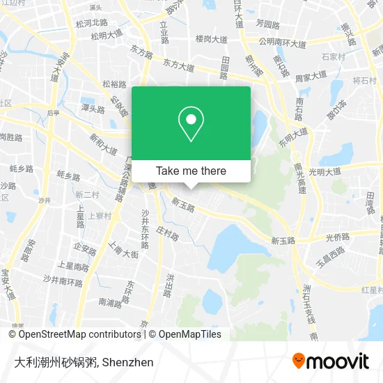 大利潮州砂锅粥 map