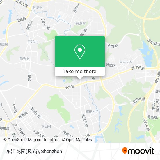 东江花园(凤岗) map