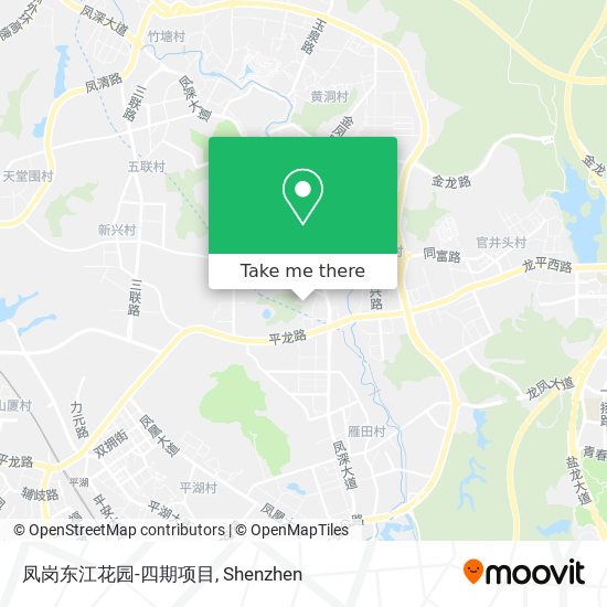 凤岗东江花园-四期项目 map