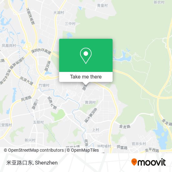 米亚路口东 map