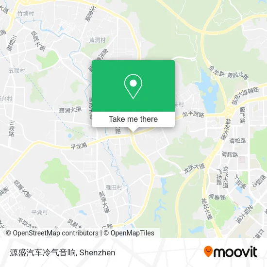 源盛汽车冷气音响 map