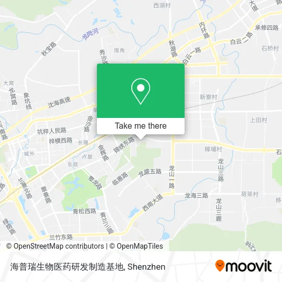海普瑞生物医药研发制造基地 map