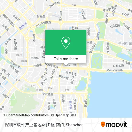 深圳市软件产业基地4栋D座-南门 map