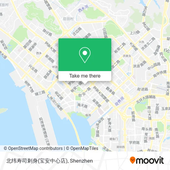 北纬寿司刺身(宝安中心店) map