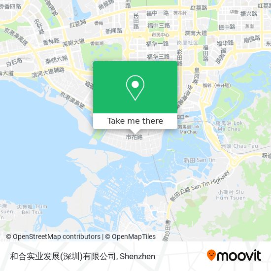 和合实业发展(深圳)有限公司 map