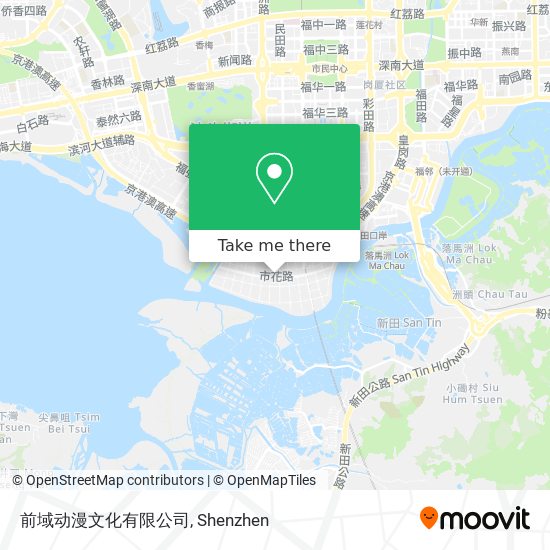 前域动漫文化有限公司 map