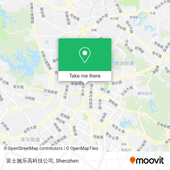 富士施乐高科技公司 map
