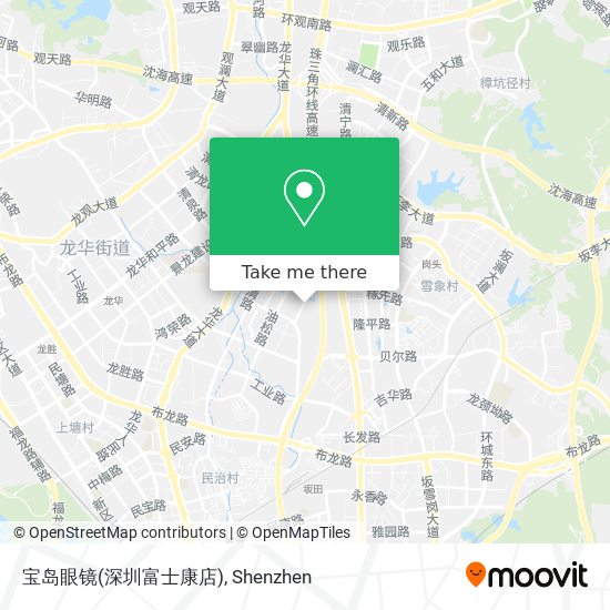 宝岛眼镜(深圳富士康店) map
