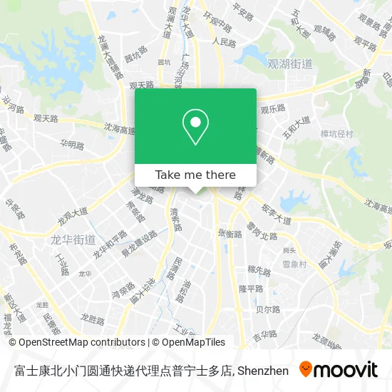 富士康北小门圆通快递代理点普宁士多店 map
